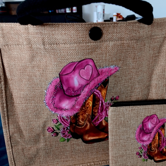 2 piece women's tote & mini purse set - Picture 12 of 13